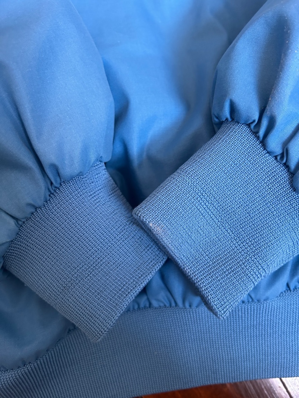 Members Only Sky Blue Bomber Jacket - Picture 7 of 9